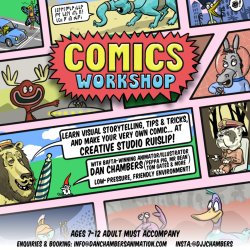 Dan Chambers Comics Workshop - Creative Studio Ruislip