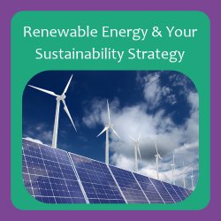 Renewable Energy and Your Sustaianability Strategy