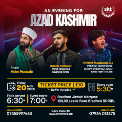 An Evening for Kashmir - Bradford