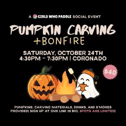 Pumpkin Carving + Bonfire | A Girls Who Paddle Social Event
