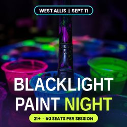 Glow District Studio Presents Blacklight Paint Night