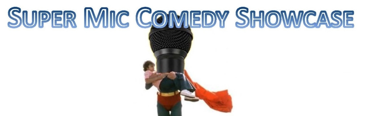 A microphone is shown wearing a superman costume and flying, holding a rescued child.