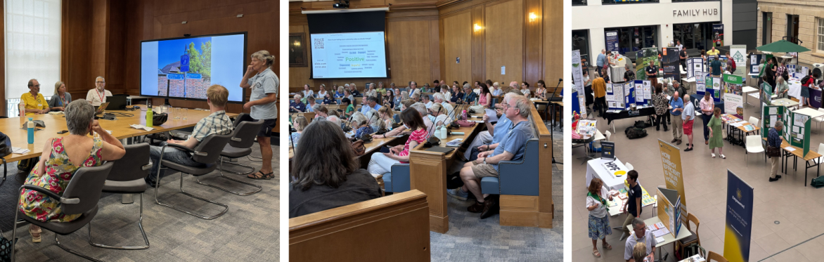Images from a similar event organised last year with Wiltshire Council at County Hall Trowbridge.