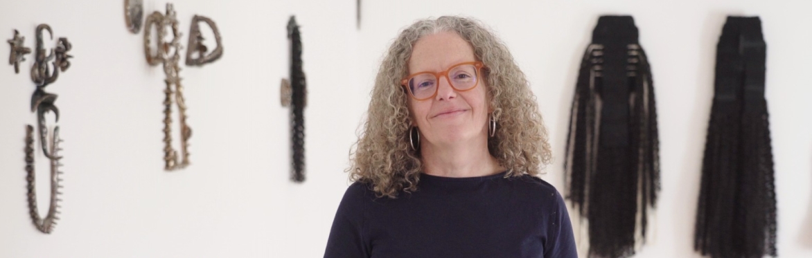 BSL tour of Sayan Chanda's exhibition 'Between the Two Fires' led by Trudi Collier