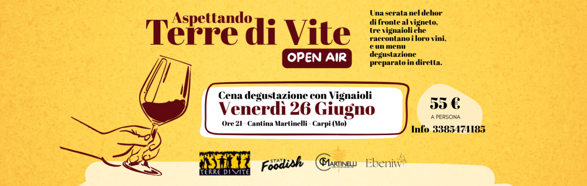 Degustazione Open Air da Cantina Martinelli