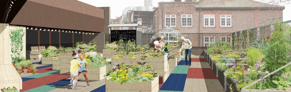Eat Wood Green growing space