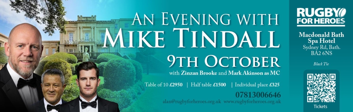 Rugby for Heroes An Evening with Mike Tindall