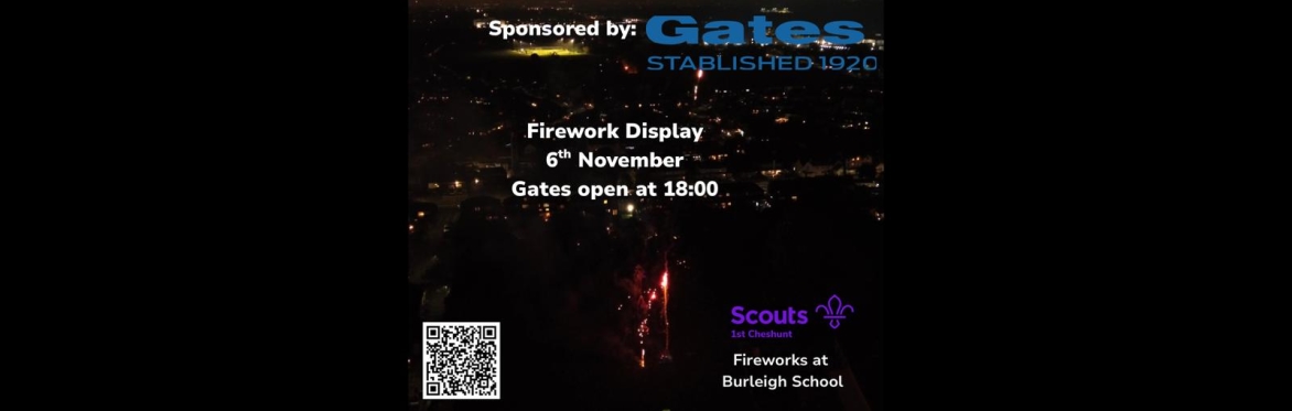 1st Cheshunt Scout Group Firework Display