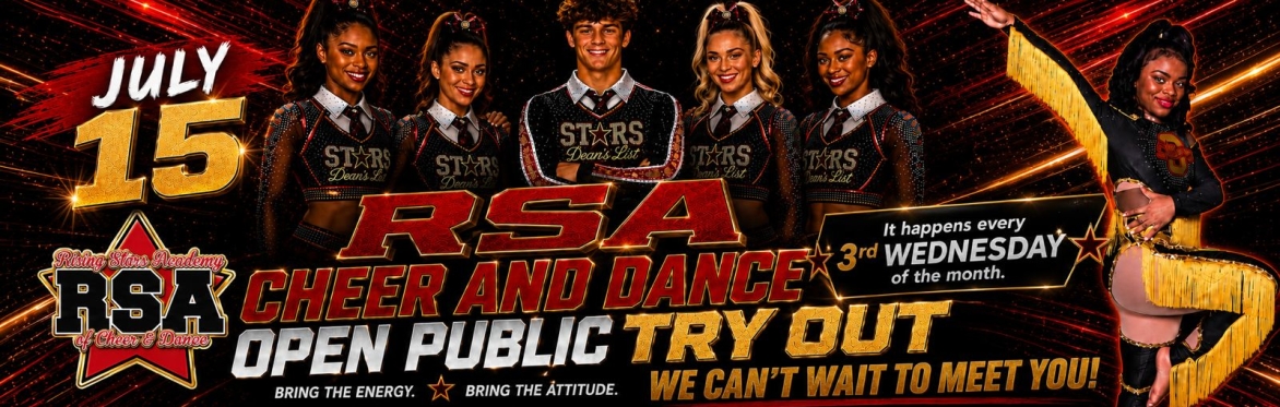 Season 14 - July RSA Cheer and Dance Open Public Tryout