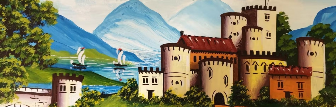 Painting Castles - traditional canal art with Phil Speight MBE