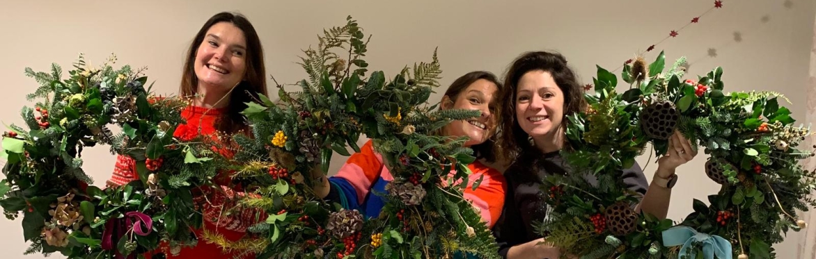 Christmas Wreath Workshop at Byron House
