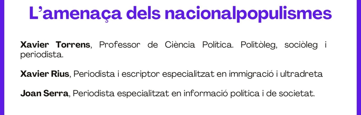 Esmorzar d'Acció Catalana: "L'amenaça dels nacionalpopulismes"