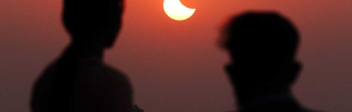 Eclipse from Blackwood Hill Viewpoint