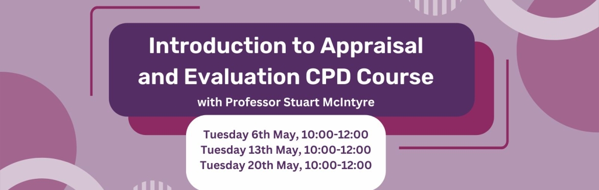 Introduction to Appraisal and Evaluation