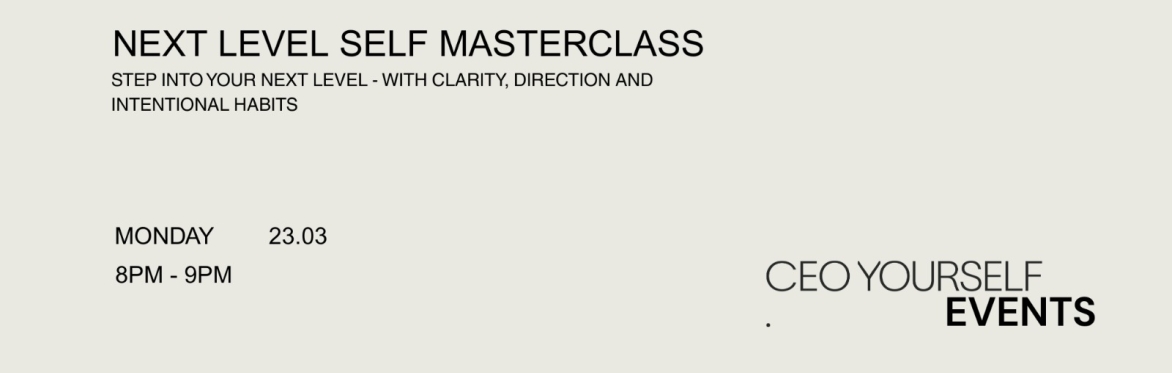 MARCH MASTERCLASS