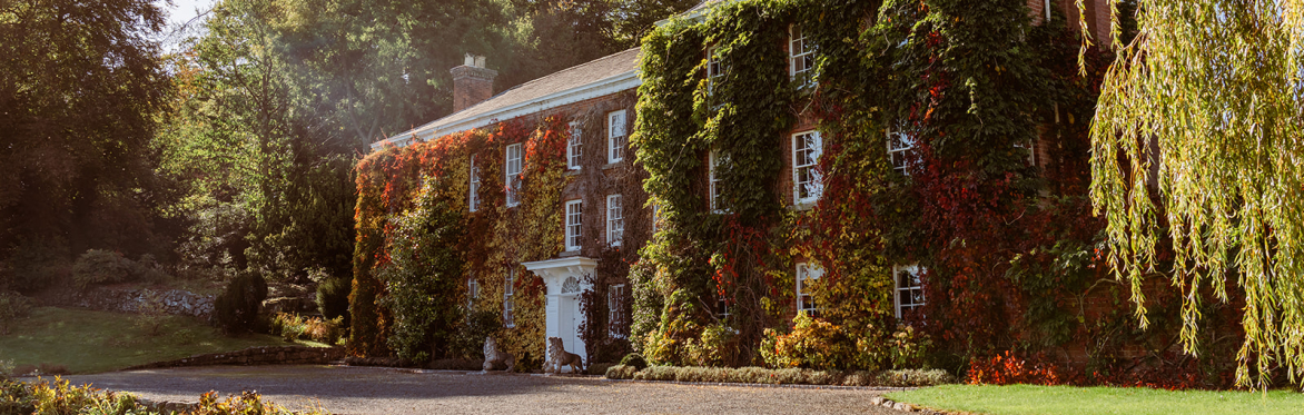 Georgian house with country gardens