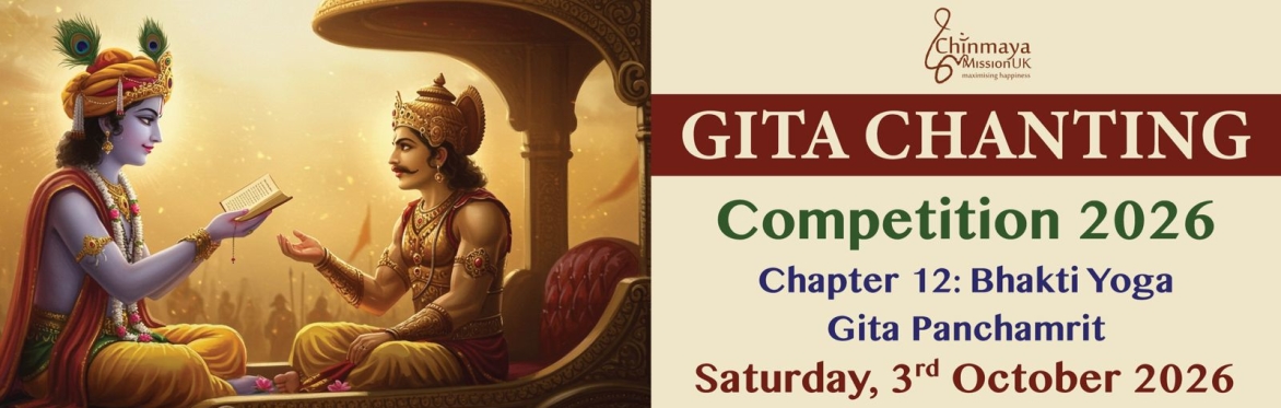 Chinmaya Mission UK - Gītā Chanting Competition 2026