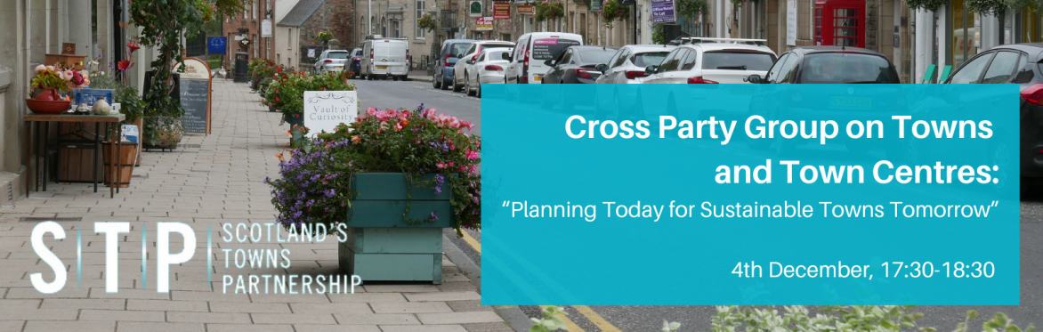 Cross Party Group for Towns and Town Centres ‘Planning Today for Sustainable Towns Tomorrow’