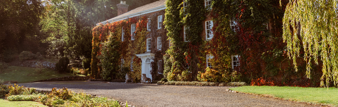 Georgian house with country gardens