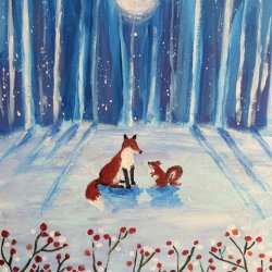 Fox & Squirrel- Paint & Relax Event @ Greystones in Sawtry