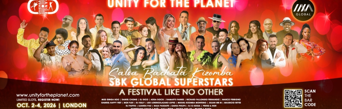 Unity for the Planet - Global SBK Superstars Festival 2-4 oct 2026. London