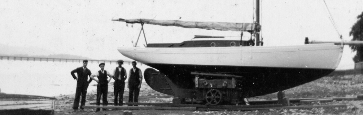 Nanette being fitted out in 1933