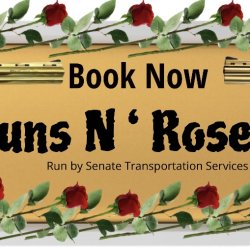 GUNS N'ROSES🌹ROUND-TRIP Shuttle (San Antonio Airport Area to ALAMODOME)