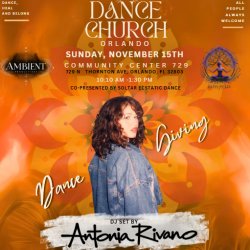 Ecstatic Dance Orlando:  DANCEGIVING with DJ Antonia Rivano
