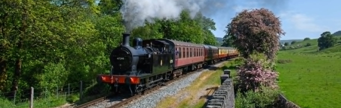 Fowler 3F 47298 at Embsay and Bolton Abbey steam Railway
