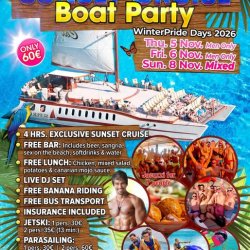 Sunset Cruise Boat Party November