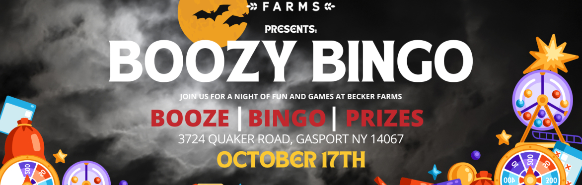 SPOOKY BOOZY BINGO