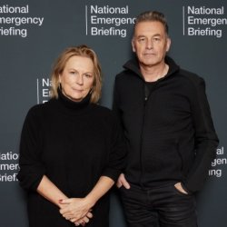 Chris Packham and Jennifer Saunders at NEBriefing launch