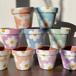 🎨 The Craft Social: Paint your own Summer Plant Pot 🪴