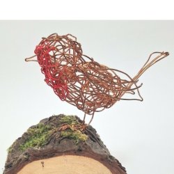 Create a beautiful wire Robin workshop