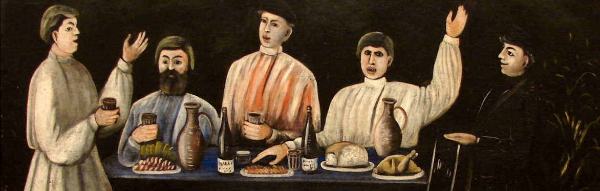 The feast of the Malakans, Niko Pirosmani