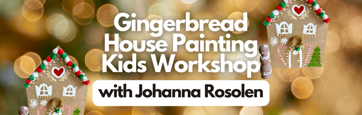 Holiday Wooden Gingerbread House Workshop
