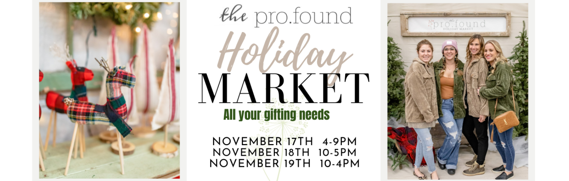A pro.found holiday market