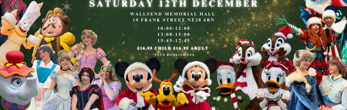 Merry Christmas Party Saturday 12th Dec 15:45 - 17:45PM - Wallsend Memorial Hall