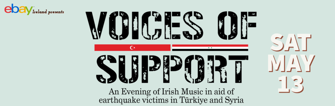 An Evening of Irish Music in aid of earthquake victims in Türkiye and Syria