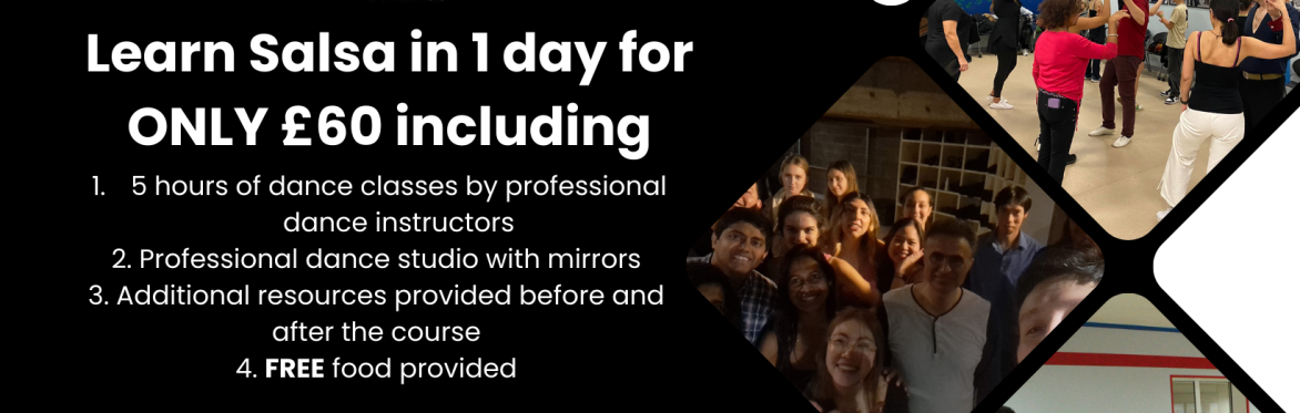 Learn Salsa in a day in London for beginners (includes FREE food)
