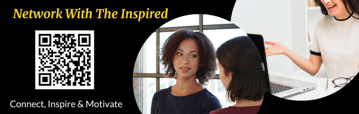 women in business having a networking meeting online and in person