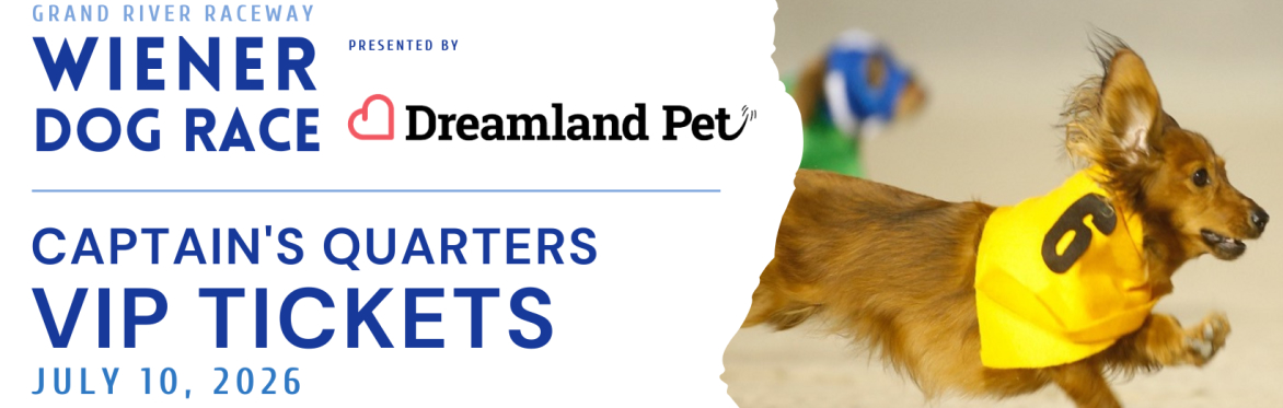 VIP SEATING for Wiener Dog Races - JULY 10