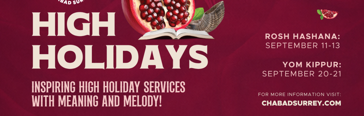 High Holiday Services with Chabad of Surrey