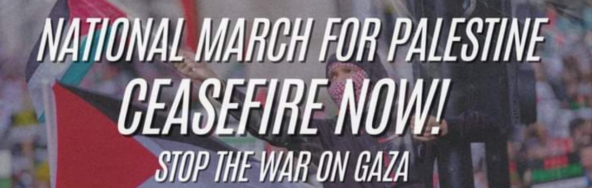 Ceasefire now -  Coach Tickets for national demo for Palestine on 11th November