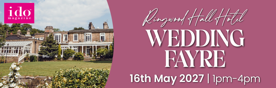 Ringwood hall wedding fayre graphic 11th October 2026