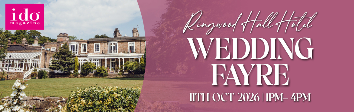 Ringwood hall wedding fayre graphic 11th October 2026