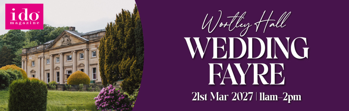Wortley Hall wedding fayre graphic 21st March 2027