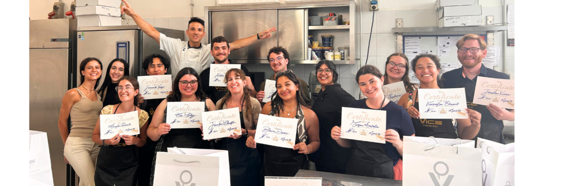 Pastry Cooking Class in Rome Gelato, Tiramisu and Cannoli