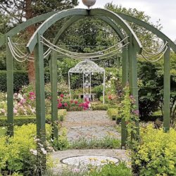 Preparations for Poulton Hall Garden Party