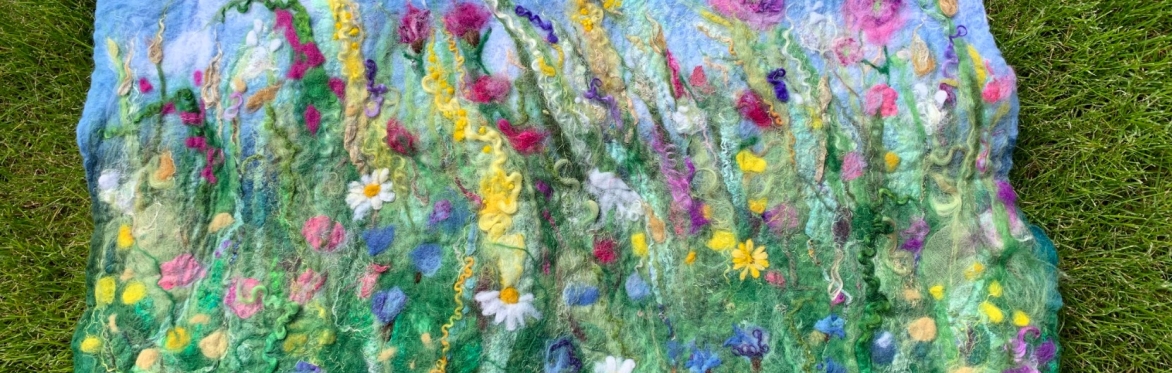 needle felting scene